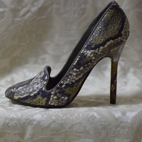 Worthington Snakeskin Heels Shoes Size 8 - Picture 3 of 11